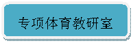 圆角矩形: 专项体育教研室